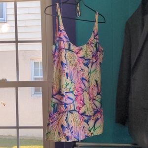 Thin strap UV fabric tank top L